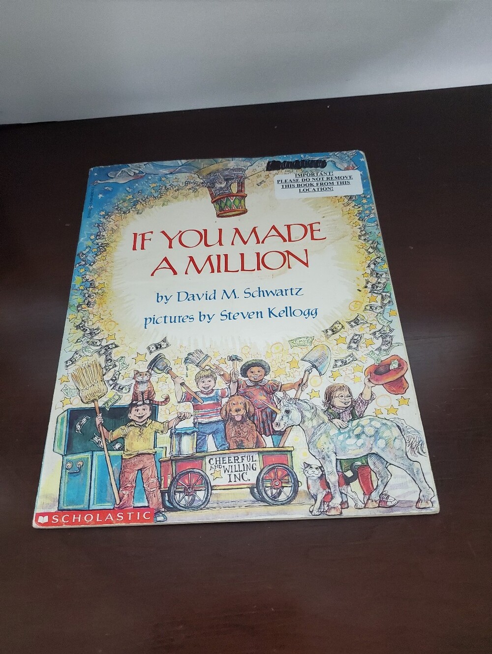 If You Made a Million"l By Davidbschwartz Paperbook Preowned